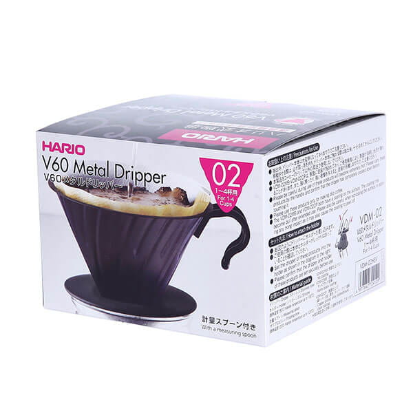 Воронка для приготовления кофе Hario VDM-02HSV, металл, цвет серебро