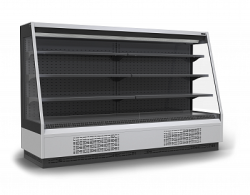 Холодильная горка гастрономическая Carboma F16-08 VM 2,5-2 (Версия 2.0) (9006-9005)