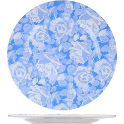 Тарелка мелкая Utopia Grace керамика, белый, голубой, D 29 см