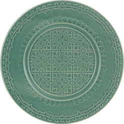 Тарелка Vista Alegre для десерта; D 21,5см, керамика; зеленый