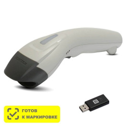 Ручной сканер штрих-кода MERTECH CL-610 P2D USB white