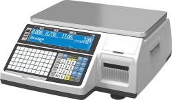 Весы торговые с печатью этикеток CAS CL3000-30B TCP-IP