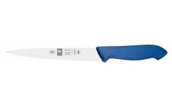 Нож рыбный филейный Icel HoReCa синий 180/300 мм. 