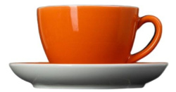 Чайная пара Corone Gusto оранжевая 320 мл