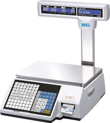 Весы торговые с печатью этикеток CAS CL5000J-30IP TCP-IP
