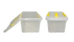 Контейнер для хранения продуктов Masterglass прямоуг. с желтым зажимом 300*230 мм. 8 л. 