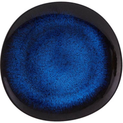 Тарелка Vista Alegre; D 23см, керамика; синий, черный