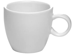 Чашка кофейная KunstWerk Paula белая 60 мл, D 57 мм, H 55 мм