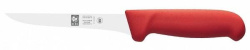 Нож обвалочный Icel Poly изогнутый красный 150/275 мм.