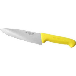 Нож поварской P.L. Proff Cuisine Pro-Line с желтой ручкой L 200 мм