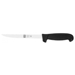 Нож филейный рыбный Icel PRACTICA черный 180/320 мм.