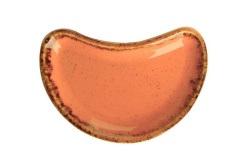 Мини-соусник полумесяц 7х11 см оранжевый Porland