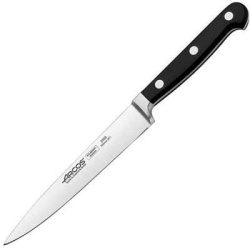 Нож кухонный Arcos Класика L270/160 мм, B24 мм черный 255900