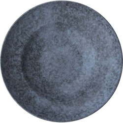 Тарелка Tognana Органика d270 мм для пасты, серая керамика