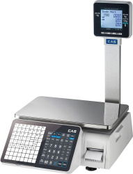 Весы торговые с печатью этикеток CAS CL3000J-6P TCP-IP