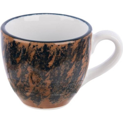 Чашка кофейная Lubiana Aida коричневая 80 мл