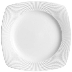 Тарелка квадратная Chef&Sommelier Ginseng фарфор, белый, L 21,5, B 21,5 см