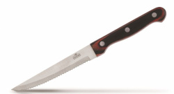 Нож для стейка Luxstahl Redwood коричневый L 115 мм