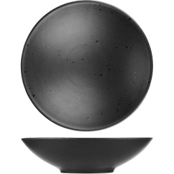 Тарелка Дымов Керамика Оникс d210 мм черная