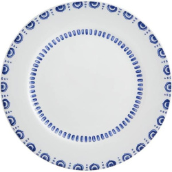 Тарелка Vista Alegre; D 27см, фарфор; белый, синий