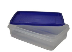 Контейнер для хранения продуктов Masterglass прямоуг. с синей крышкой 290*190 мм. 3,4 л.