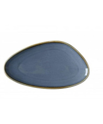 Блюдо фарфоровое Arcoroc Terrastone овальное 293*200 мм цвет синий /1/