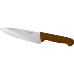 Нож поварской P.L. Proff Cuisine Pro-Line с коричневой ручкой L 200 мм