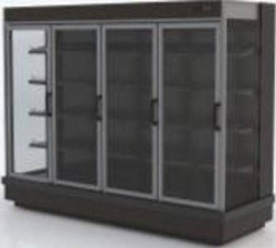 Холодильная горка гастрономическая с выносным агрегатом Enteco master ONEGA 0,7 П2 RD 375 ВС