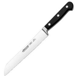 Нож для хлеба Arcos Класика L303/180 мм, B30 мм черный 256400