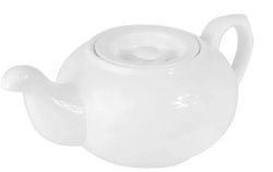 Чайник заварочный KunstWerk Paula белый 470 мл, L 172 мм, D 75 мм, H 73 мм