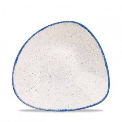 Салатник треугольный 0,60 л d23,5 см, без борта, Stonecast, цвет Hints Indigo
