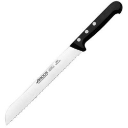 Нож для хлеба Arcos Универсал L320/200 мм, B26 мм черный 282104