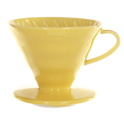 Воронка керамическая для кофе Hario VDC-02-YEL-UEX желтый