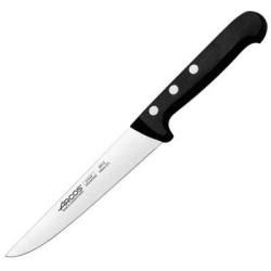 Нож кухонный Arcos Универсал L260/150 мм, B27 мм черный 281304