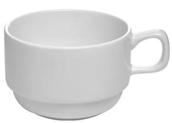 Чашка кофейная KunstWerk Paula белая 200 мл, D 85 мм, H 50 мм