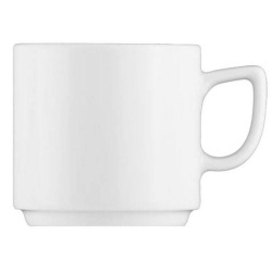 Чашка кофейная G.BENEDIKT С-Класс 90 мл, d55 мм, h55 мм фарфор белый