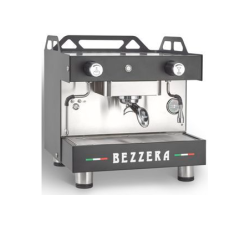Кофемашина рожковая полуавтоматическая BEZZERA Moda PM 1GR черная матовая+экономайзер+подсветка 1 фаза