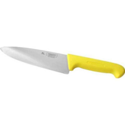 Нож поварской P.L. Proff Cuisine Pro-Line с желтой ручкой L 200 мм