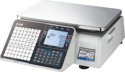 Весы торговые с печатью этикеток CAS CL3000J-30B TCP-IP
