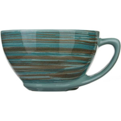 Чашка Борисовская Керамика «Скандинавия»; 250мл, керамика; голубой, коричневый