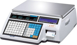 Весы торговые с печатью этикеток CAS CL5000J-30IB TCP-IP