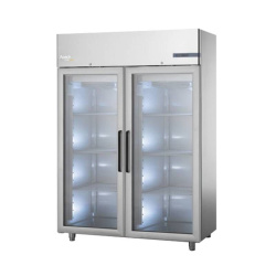 Шкаф морозильный Apach Chef Line LCFM120MD2GR со стеклянной дверью без агрегата
