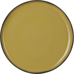 Тарелка REVOL Карактэр d210 мм, h20 мм с высоким бортом желтая 652803