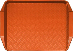 Поднос Cambro полипропилен, прямоуг., с ручками, оранжевый, 30 х 43 см