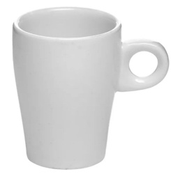 Чашка кофейная KunstWerk Paula белая 90 мл, D 56 мм, H 70 мм