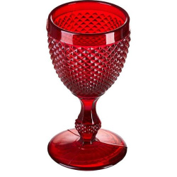 Бокал для вина Vista Alegre Бикос; 280мл; D 88, H 170мм, стекло; красный