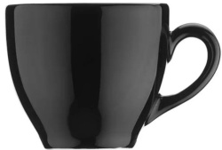Чашка Kutahya Nanocream Black 220 мл, H 64 мм, D 90 мм