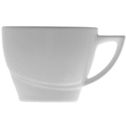 Чашка чайная LILIEN Atlantis 180мл D85, H68, B85мм белый