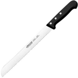 Нож для хлеба Arcos Универсал L375/250 мм, B27 мм черный 282204