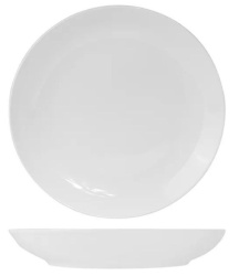 Блюдо KunstWerk белое 2000 мл, D 335 мм, H 48 мм